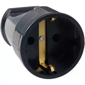 Кабельная розетка прямая с заземлением duwi 30459 3 Duwi