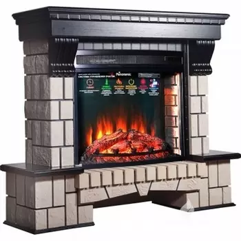 Каминокомплект Inter Flame Экстер с очагом Jupiter InterFlame