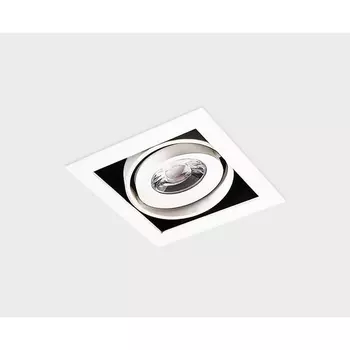 Карданный поворотный встраиваемый светильник влагостойкий светодиодный Italline DL 3032 white 3000K