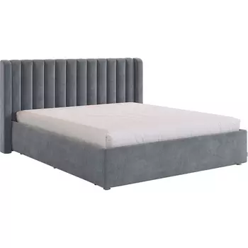 Каркас кровати Ева 160х200 см, цвет графит (велюр) Mebelson (арт.KM1.6-23.2171)