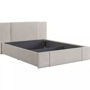 Каркас кровати Хлоя 160х200 см Mebelson (ДСП,Ткань/Кремовый) арт.KM1.6-24.2081