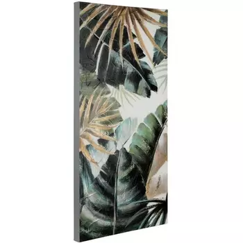 Картина Eglo Alaminos 423046 L450, B37, H900, холст, дерево, пастельный темно-зеленый, золотой