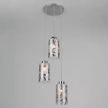 Каскадный подвесной светильник 50000/3 хром Eurosvet 50000