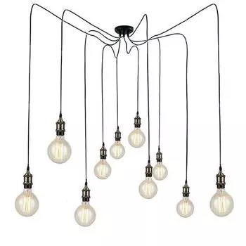 Каскадный подвесной светильник паук Loft It LOFT1162 LOFT1162A/10