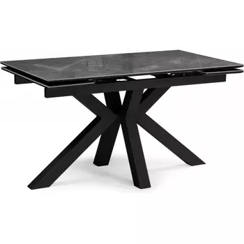 Керамический стол Бронхольм 140 (Бронхольм 140(200)х80х77 baolai / черный) Woodville арт.588062