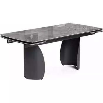 Керамический стол Готланд 180 (Готланд 180(240)х90х79 baolai / черный) Woodville арт.588028