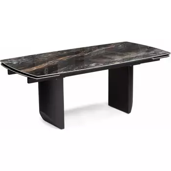 Керамический стол Woodville Маре 200(260)х100х77 neodom titanium lawa nero / черный арт.588045