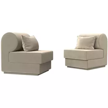 Кипр набор 1 (микровельвет бежевый) Лига Диванов 116412