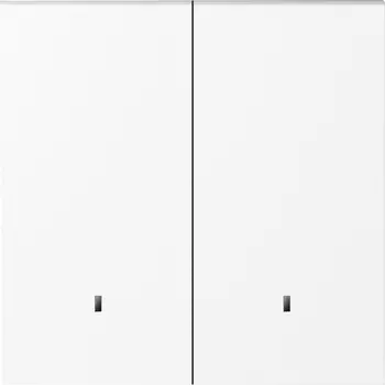 Клавиша 2-я с подсветкой, глянцевый белый Donel S08 DS28503