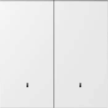 Клавиша 2-я с подсветкой, матовый белый Donel S08 DS28533