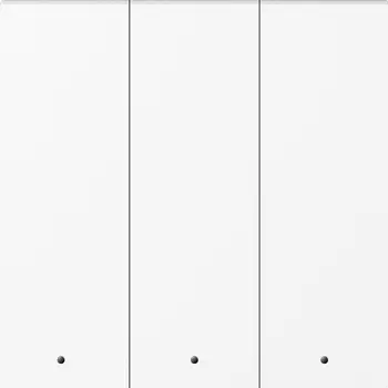 Клавиша 3-я с подсветкой, глянцевый белый Donel A07 DE28303