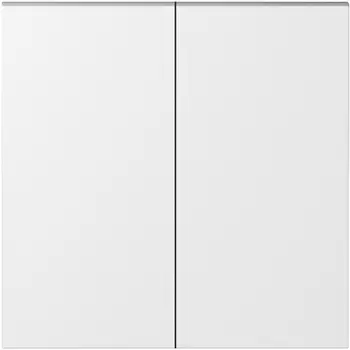 Клавиша для перекрёстного переключателя 2-я, матовый белый Donel S08 DS29933