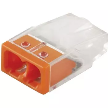 Клемма пружинная 2-х проводная Stekker 32412