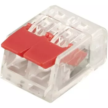 Клемма пружинная 2-х проводная Stekker 32417