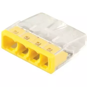 Клемма пружинная 4-х проводная Stekker 32414