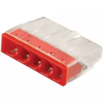 Клемма пружинная 5-и проводная Stekker 32415