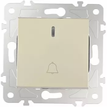 Кнопка звонка с подсветкой Arte Milano am-203 203.37-1.shampan