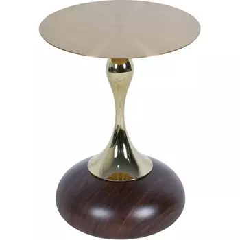 Кофейный столик Angel диам.40см x 55см, металл под дерево Bradexhome арт.FR 1030 Bradex Home