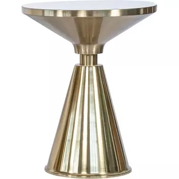 Кофейный столик Atlant диам.45см x 54см, золотой, металл, керамика Bradexhome арт.FR 1042 Bradex Home