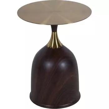 Кофейный столик Stupa диам.40см x 54см, металл под дерево Bradexhome арт.FR 1035 Bradex Home