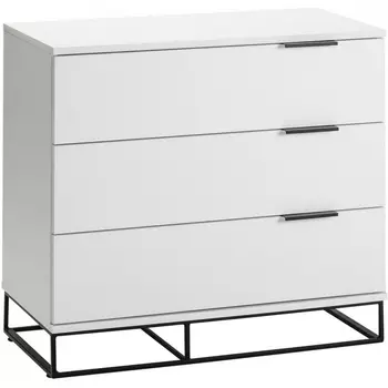 Комод 3 ящика CITY белый R-Home арт.401052100h