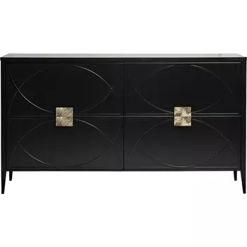 Комод черный 160*90*40см Garda Decor арт.151SV-00001