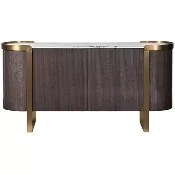 Комод Garda Decor 58DB-CH20047 (Золото/Темно-серый)