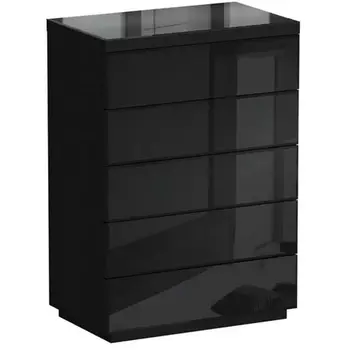 Комод Kristal ОГОГО 330677 (черный) ОГОГО Обстановочка!