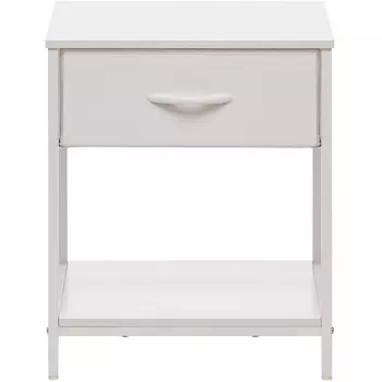 Комод Leset Линкс с ящиком и полкой (к/з), Каркас Белый, ящики Белые Leset (Экокожа/Белый) арт.2500000198106