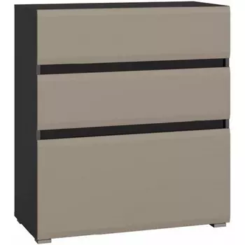 Комод Mobi Сейдиль 16.231.03 антрацит / веллюто капучино арт.600778