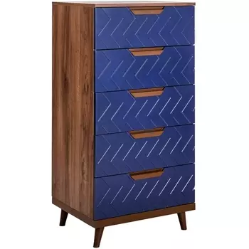 Комод R-Home с 5 ящиками Сканди Сапфир