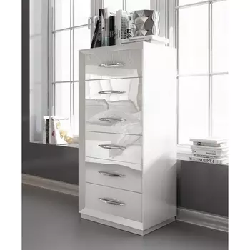 Комод вертикальный белый Franco КАР1028КОМВЕРТБЕЛ