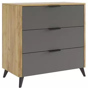 Комод Woodville Адам дуб крафт золотой/графит арт.576847