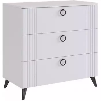 Комод Woodville Ева белое дерево / белый матовый арт.589701