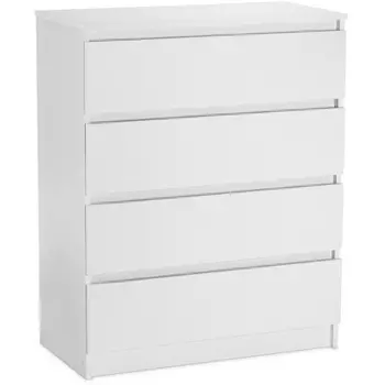 Комод Woodville Мадера К4М белый 497488