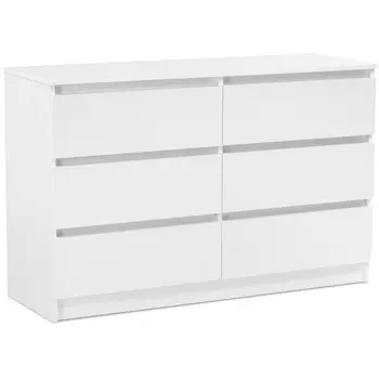 Комод Woodville Мадера К6М белый 497489