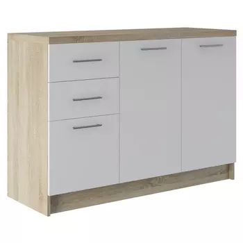 Комод Woodville Трог сонома / белый 506984