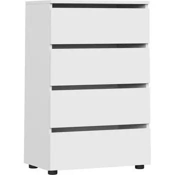 Комод Woodville Валенсия белый текстурный 536231