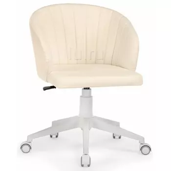 Компьютерное кресло Woodville Пард экокожа слоновая кость 464225