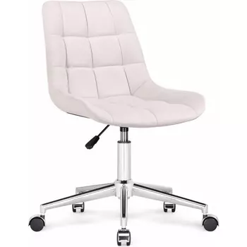 Компьютерное кресло Честер (Честер молочный / хром) Notta арт.583974