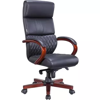 Компьютерное кресло для руководителя President Экокожа Черный Everprof EP 101 W PU Black