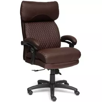 Компьютерное кресло для руководителя Tetchair CHIEF (Исскуственая кожа,Ткань/Коричневый)