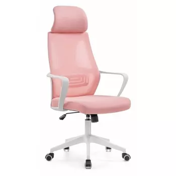 Компьютерное кресло Woodville Golem pink / white 15334