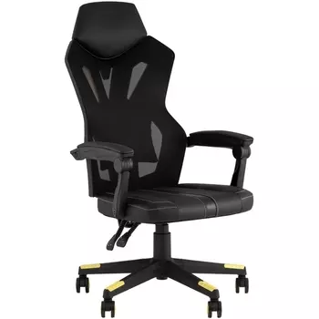 Кресло спортивное TopChairs Айронхайд желтый УТ000036994