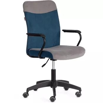 Компьютерное кресло игровое Tetchair FLY (Флок/Серый,Синий)