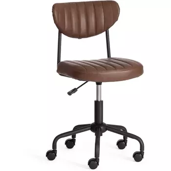 Компьютерное кресло игровое Tetchair SLIM (Исскуственая кожа/Темно-коричневый)