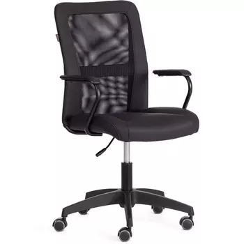 Компьютерное кресло игровое Tetchair STAFF (Исскуственая кожа,Ткань/Черный)
