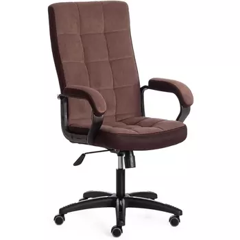 Компьютерное кресло игровое Tetchair TRENDY (Флок,Ткань/Коричневый)