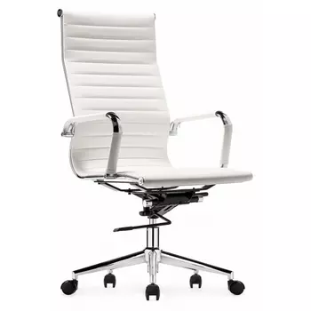 Компьютерное кресло Woodville Reus экокожа white 15210