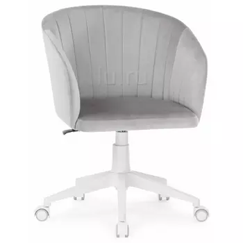 Компьютерное кресло Woodville Тибо confetti silver серый / белый 464215